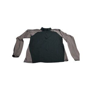 Marmot Mens Black Long Sleeve Quarter-Zip Pullover Shirt L